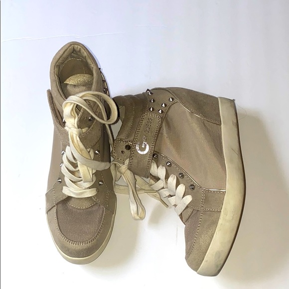 GUESS wedge sport shoes EUC - Picture 2 of 5
